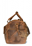 Vintage-Leder Reisetasche, braun